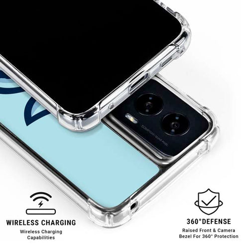 NHL Seattle Kraken Logo Moto G Power 5G (2024) Clear Case