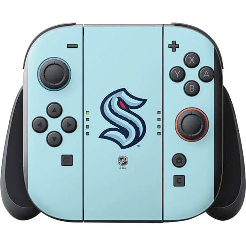 NHL Seattle Kraken Logo Nintendo Switch 2 (2025) with Joy-Con Skin