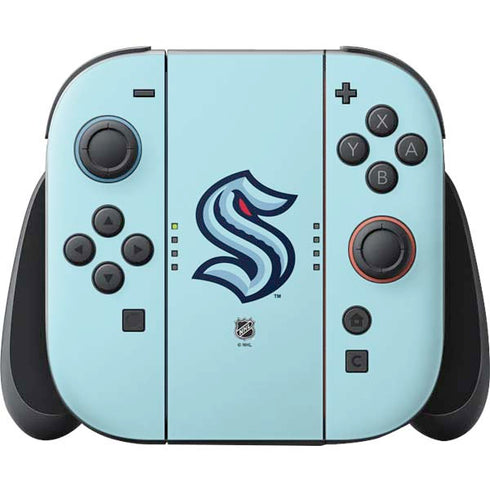 NHL Seattle Kraken Logo Nintendo Switch 2 (2025) Joy-Con Controller Skin