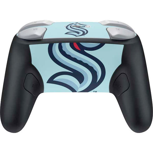NHL Seattle Kraken Logo Nintendo Switch 2 (2025) Pro Controller Skin