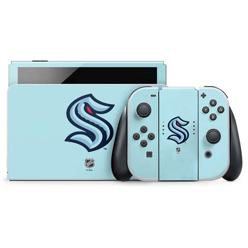 NHL Seattle Kraken Logo Nintendo Skins