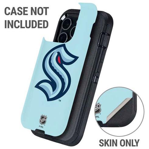 NHL Seattle Kraken Logo Otterbox Defender iPhone Skin
