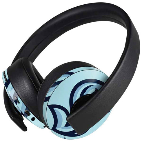 NHL Seattle Kraken Logo PlayStation 4 Gold Wireless Headset Skin