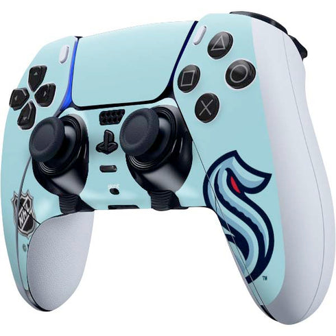 NHL Seattle Kraken Logo PS5 DualSense Edge Pro Controller Skin