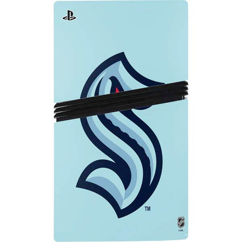 NHL Seattle Kraken Logo PS5 Pro Disk Bundle Skin