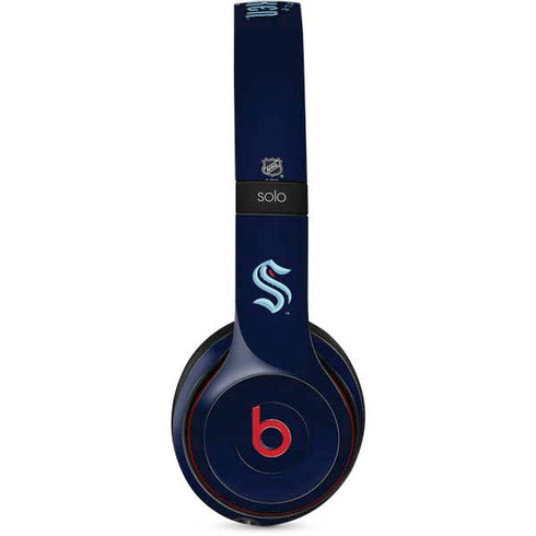 NHL Seattle Kraken Script Beats Solo 3 Wireless Skin