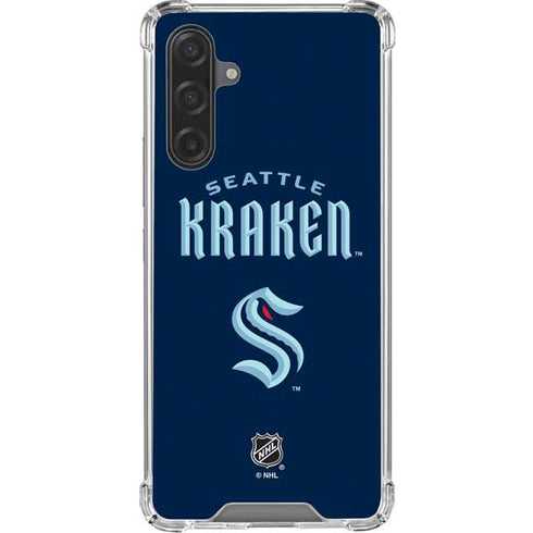 NHL Seattle Kraken Script Galaxy A17 Clear Case