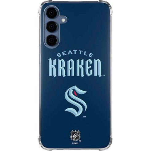 NHL Seattle Kraken Script Galaxy A35 5G Clear Case