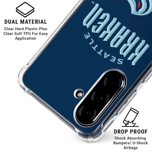 NHL Seattle Kraken Script Galaxy A36 5G Clear Case