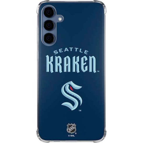 NHL Seattle Kraken Script Galaxy A55 5G Clear Case