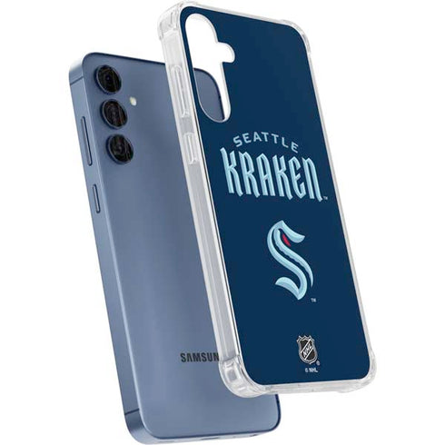 NHL Seattle Kraken Script Galaxy A55 5G Clear Case
