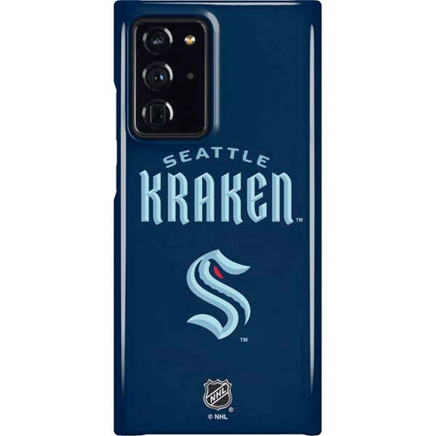 NHL Seattle Kraken Script Galaxy Cases
