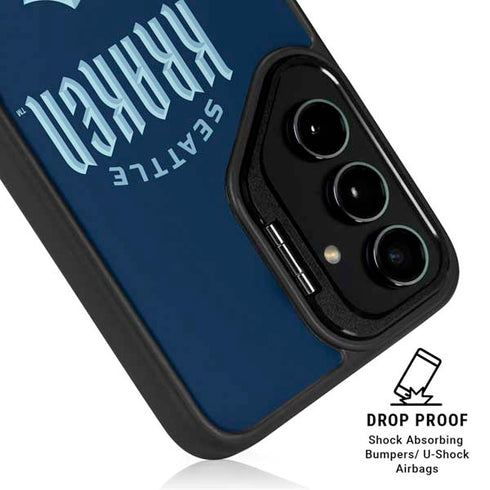 NHL Seattle Kraken Script Galaxy S25 Kickstand Case