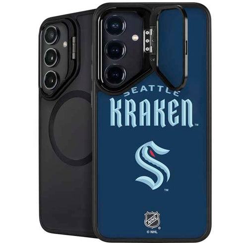 NHL Seattle Kraken Script Galaxy S25 Plus Kickstand Case