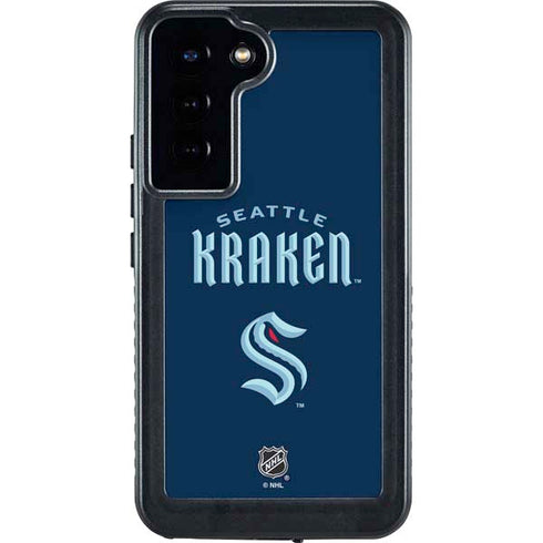 NHL Seattle Kraken Script Galaxy S24 Plus Waterproof Case