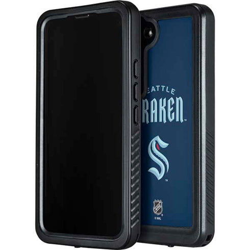 NHL Seattle Kraken Script Galaxy S24 Plus Waterproof Case