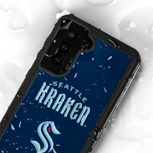 NHL Seattle Kraken Script Galaxy S24 Plus Waterproof Case