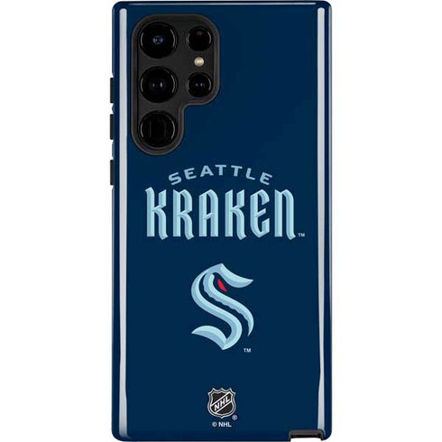NHL Seattle Kraken Script Galaxy Cases