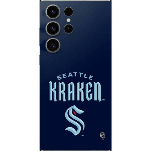 NHL Seattle Kraken Script Galaxy S25 Ultra Skin
