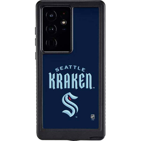 NHL Seattle Kraken Script Galaxy S24 Ultra Waterproof Case