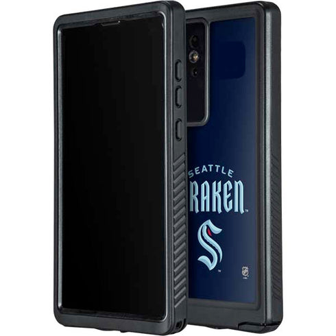 NHL Seattle Kraken Script Galaxy S24 Ultra Waterproof Case