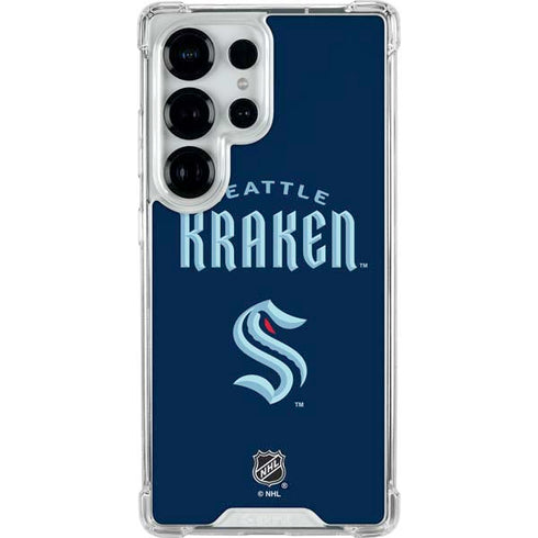 NHL Seattle Kraken Script Galaxy S26 Ultra Clear Case