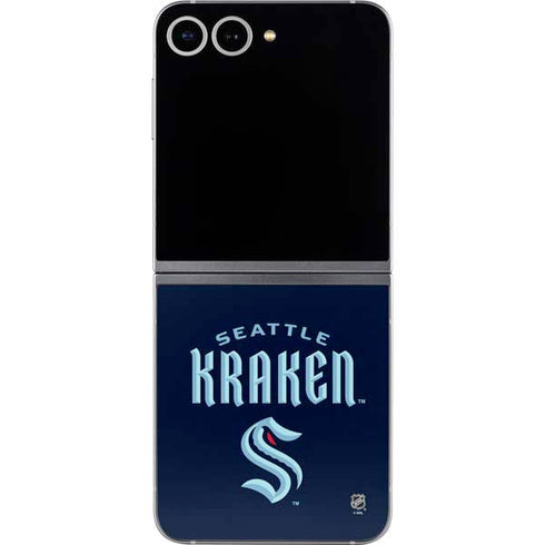 NHL Seattle Kraken Script Galaxy Z Flip6 Skin
