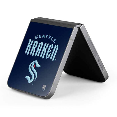 NHL Seattle Kraken Script Galaxy Z Flip6 Skin