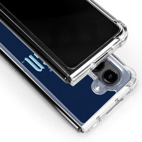 NHL Seattle Kraken Script Galaxy Z Fold5 5G Clear Case