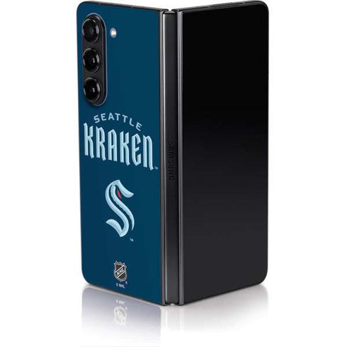 NHL Seattle Kraken Script Galaxy Z Fold5 5G Skin