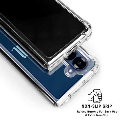 NHL Seattle Kraken Script Galaxy Z Fold6 Clear Case