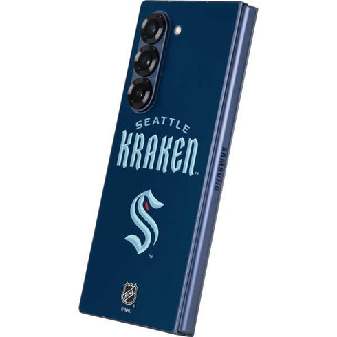 NHL Seattle Kraken Script Galaxy Z Fold6 Skin