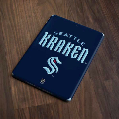 NHL Seattle Kraken Script Apple iPad Skin