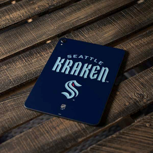 NHL Seattle Kraken Script Apple iPad Pro Skin