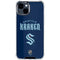 NHL Seattle Kraken Script iPhone 15 Clear Case