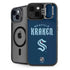 NHL Seattle Kraken Script iPhone 15 Plus Kickstand Case