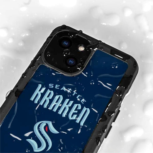 NHL Seattle Kraken Script iPhone 15 Plus Waterproof Case