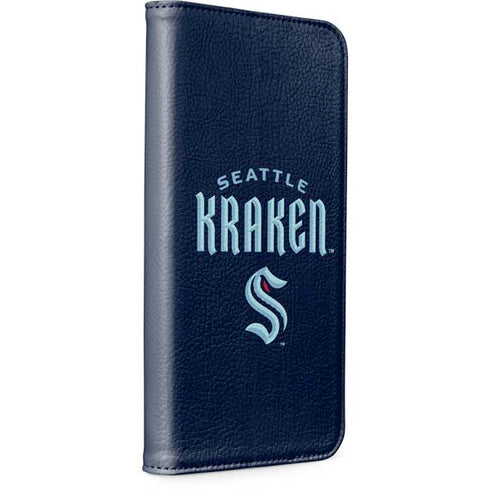 NHL Seattle Kraken Script iPhone 15 Pro Max Folio Case