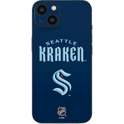 NHL Seattle Kraken Script iPhone 15 Skin