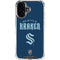 NHL Seattle Kraken Script iPhone 16 Clear Case
