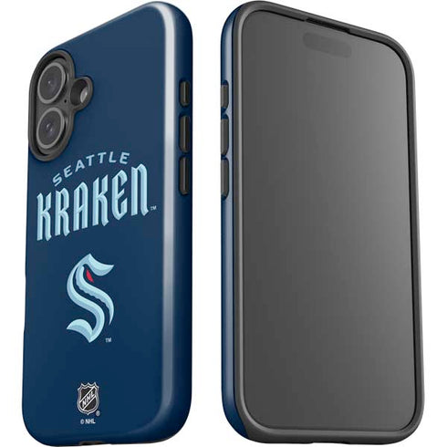 NHL Seattle Kraken Script iPhone 16 Impact Case