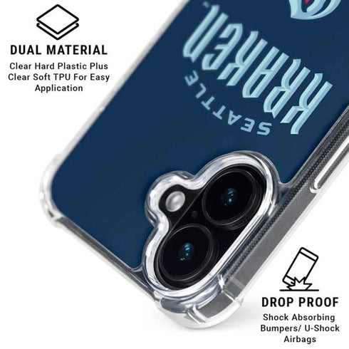 NHL Seattle Kraken Script iPhone 16 MagSafe Case