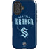 NHL Seattle Kraken Script iPhone 16 Magsafe Impact Case
