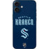 NHL Seattle Kraken Script iPhone 16 Plus Skin