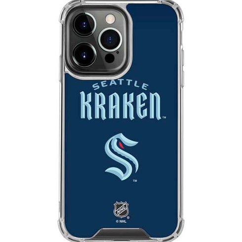 NHL Seattle Kraken Script iPhone 16 Pro Max Clear Case
