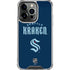 NHL Seattle Kraken Script iPhone 16 Pro Max Clear Case