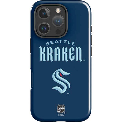 NHL Seattle Kraken Script iPhone 16 Pro Max Impact Case