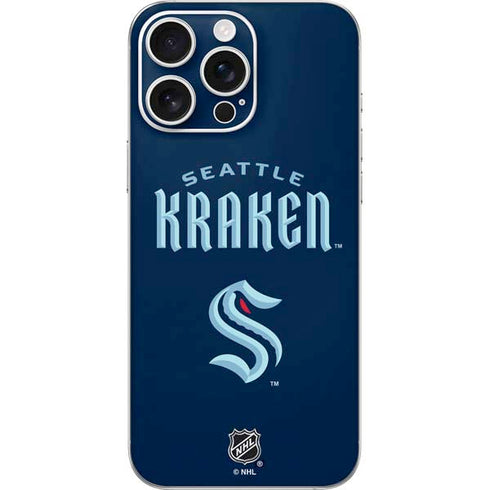 NHL Seattle Kraken Script iPhone 16 Pro Max Skin