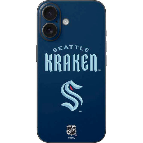 NHL Seattle Kraken Script iPhone 16 Skin