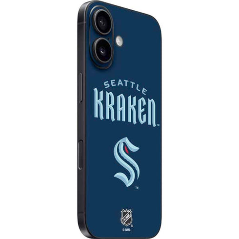 NHL Seattle Kraken Script iPhone 16 Skin